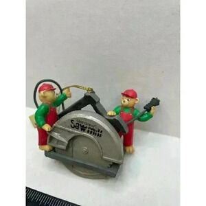 Craftsman bear ornaments 1995 Sears Christmas tree décor/ holiday décor